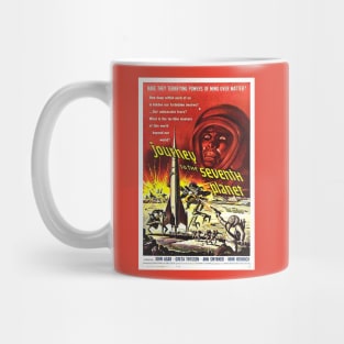 Classic Sci-Fi Movie Poster - Journey to the Seventh Planet Mug